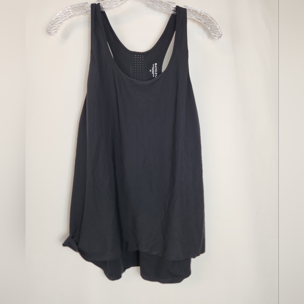 Athleta Nova Black Tank Medium Racerback